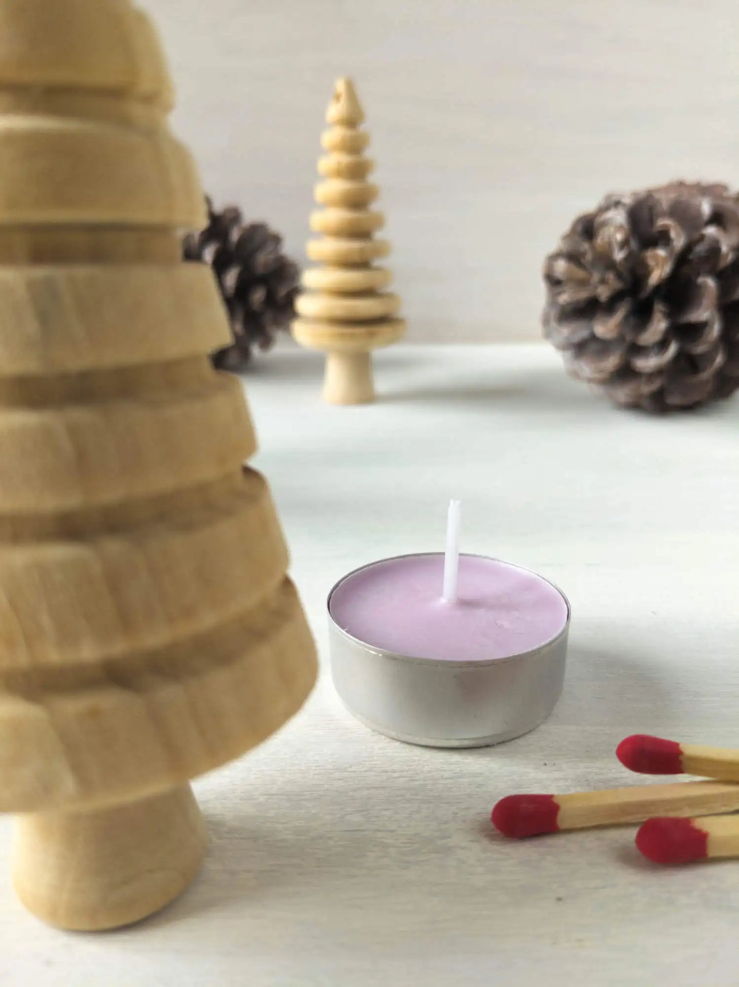 Lavender honey tealight with sunflower wax