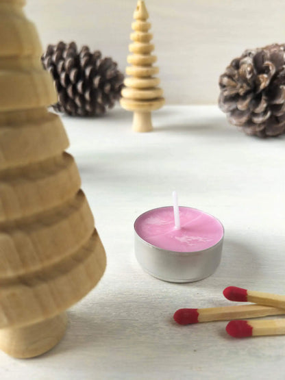 Rosé Champagne - Tealight with sunflower wax