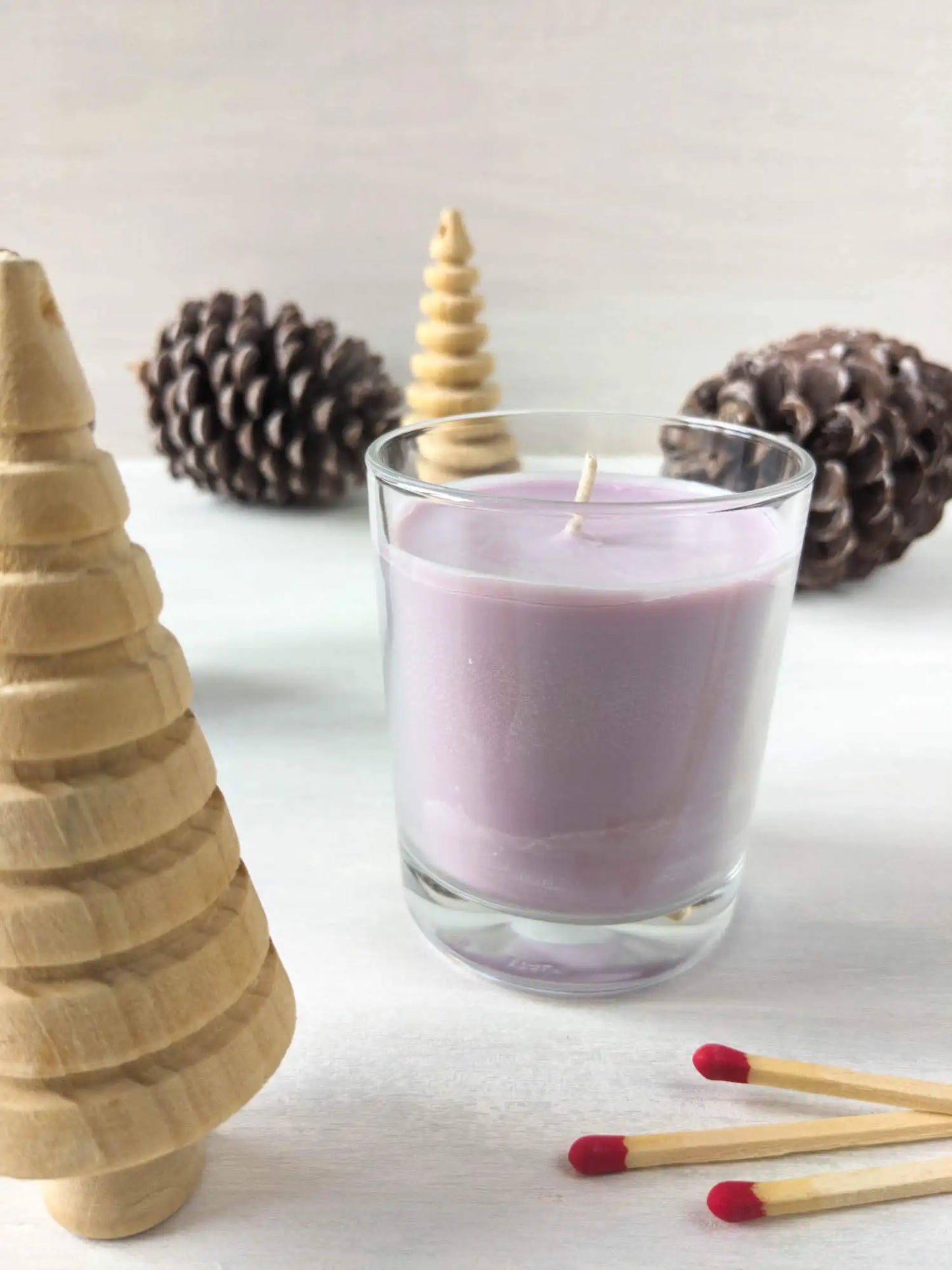 Lavendel-Honig - Wachsglas mit Sonnenblumenwachs