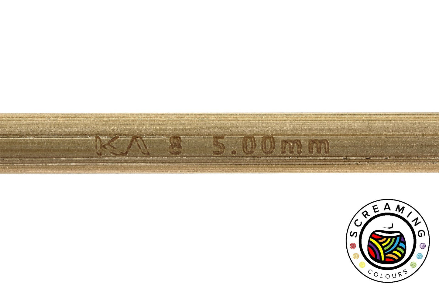 Seeknit Asymmetrische Rundstricknadel Bambus 23 cm